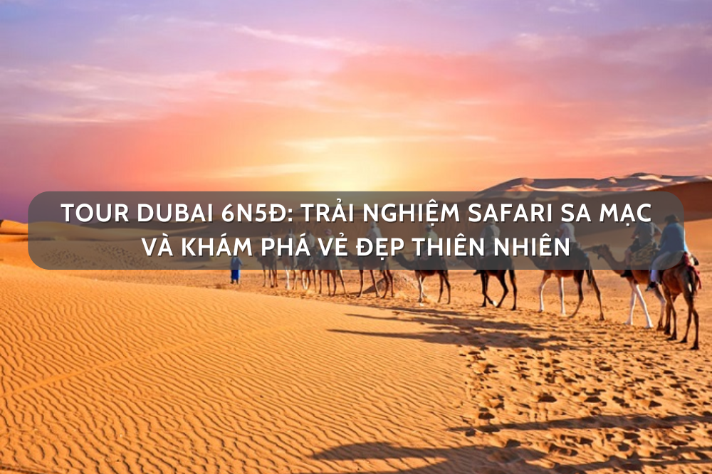 Tour Dubai 6N5Đ: Trải Nghiệm Safari Sa Mạc Và Khám Phá Vẻ Đẹp Thiên Nhiên